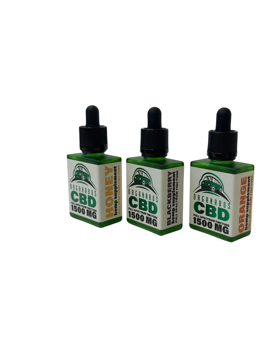 1500mg CBD Flavored Tincture – Organabus CBD
