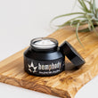 Load image into Gallery viewer, Hempbody CBD Body Butter Black Jar White Body Butter Cream