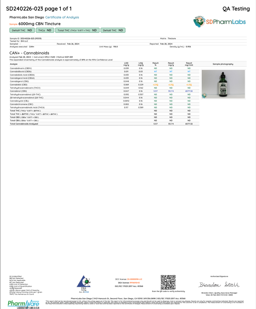 6000MG CBD Tincture