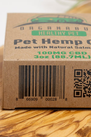 100 MG CBD Pet Hemp Salmon Oil Tincture