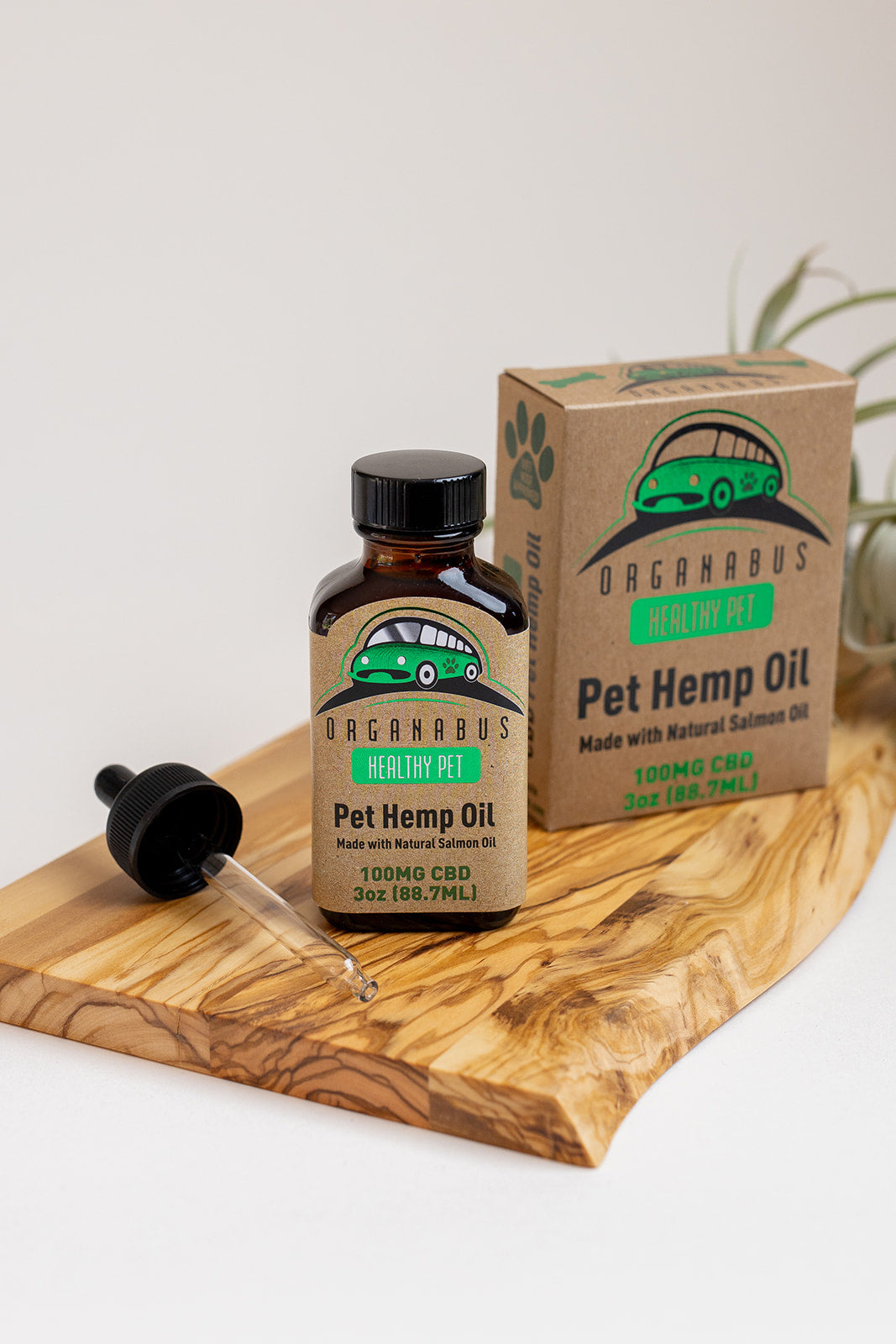 100 MG CBD Pet Hemp Salmon Oil Tincture Organabus CBD