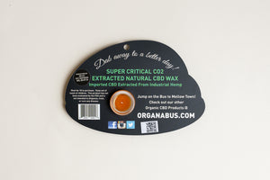 Broad spectrum 30%-300 mg CO2 extracted CBD dab wax