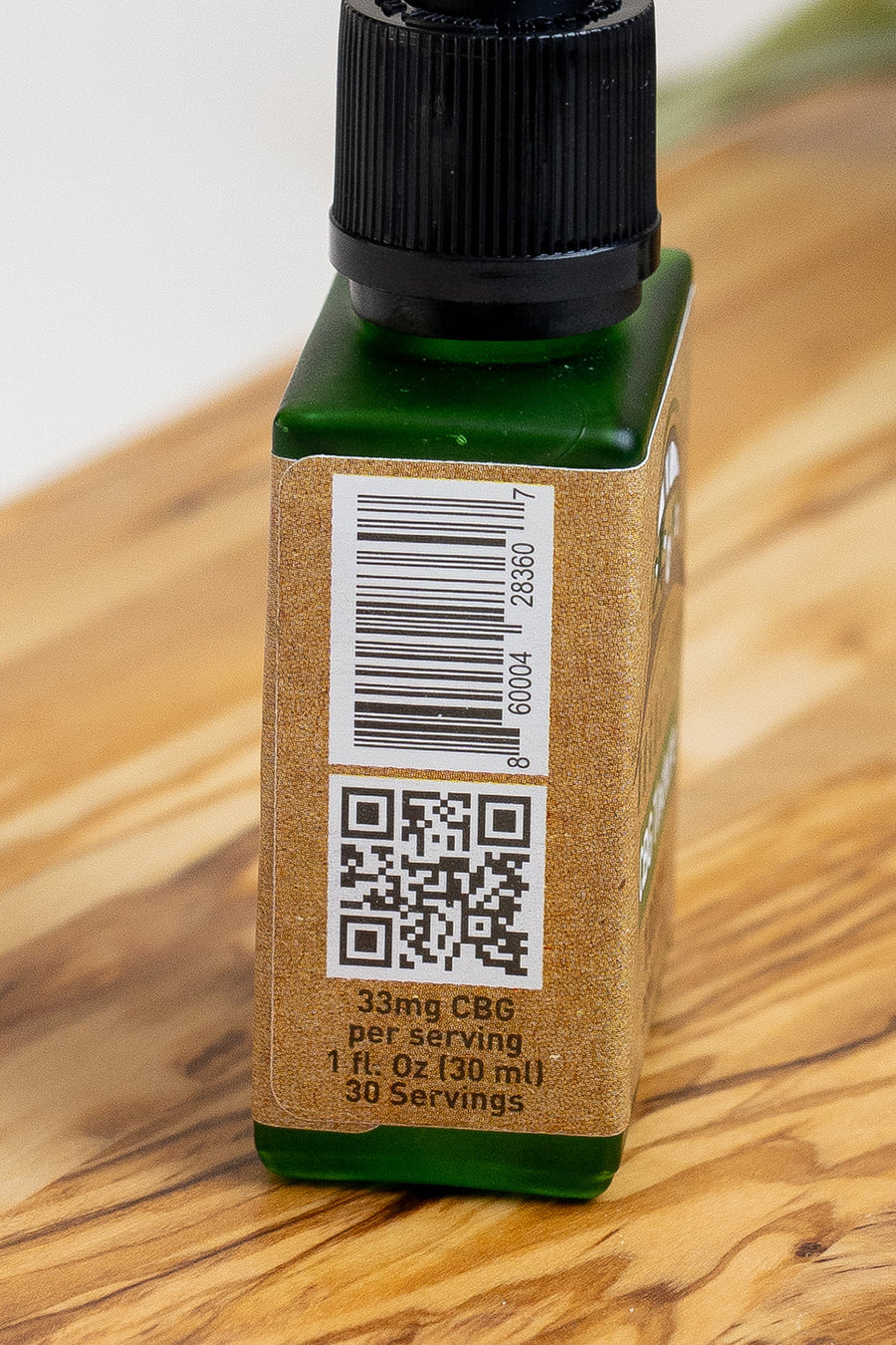 CBG 1000 MG Tincture QR Code 33mg CBG per serving
