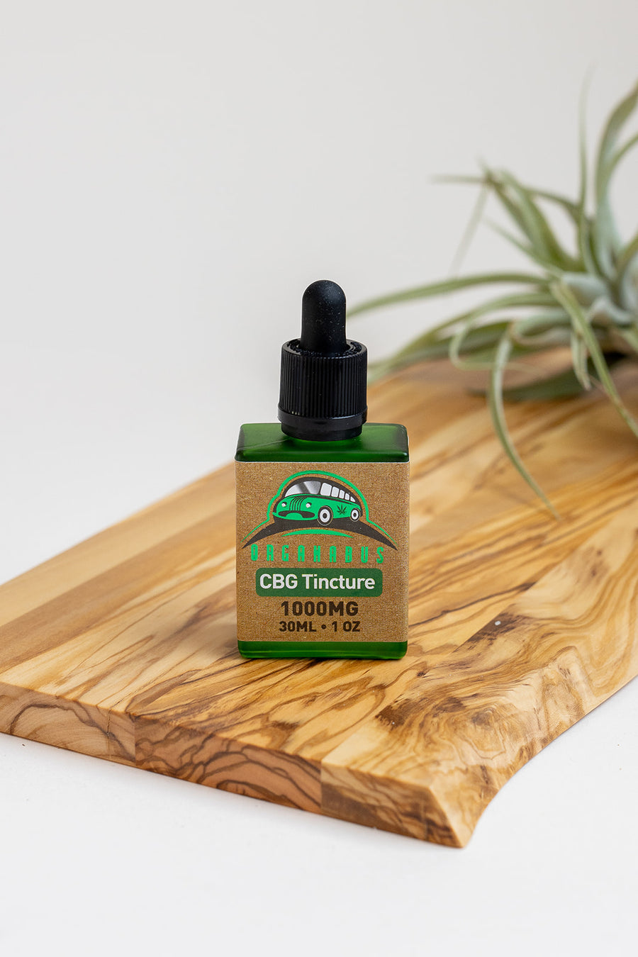 CBG 1000 MG Tincture green bottle dropper lid 30ML