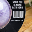 Load image into Gallery viewer, Fill your tub with the perfect temperature bath water, Drop in the luxurious hempbody CBD bath bomb and let the magic happen!
